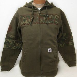 New! Los Angeles Dodgers Green Camouflage Jacket